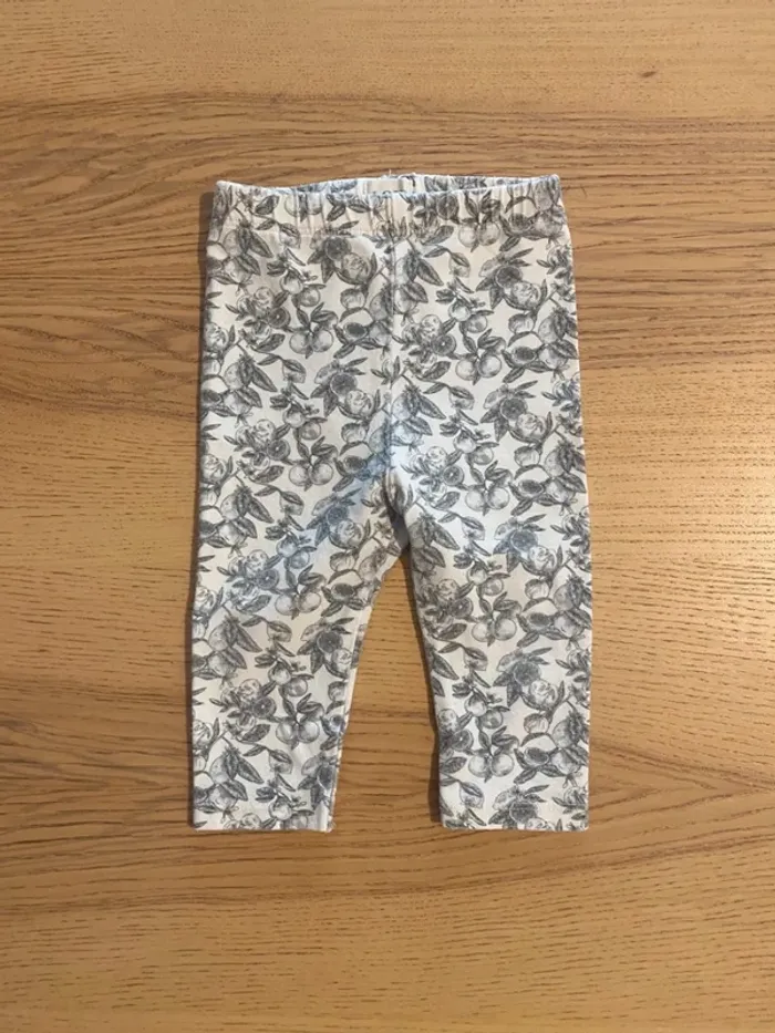 Legging motif fleur toile de jouy Loir Paris 12 mois - photo numéro 2