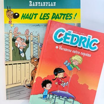 Lot 2 BD jeunesse Cédric + Rantanplan