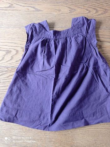 Robe prune fille, bout'chou, taille 12 mois