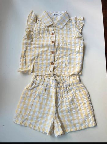 Ensemble chemise et short 3 ans Gemo