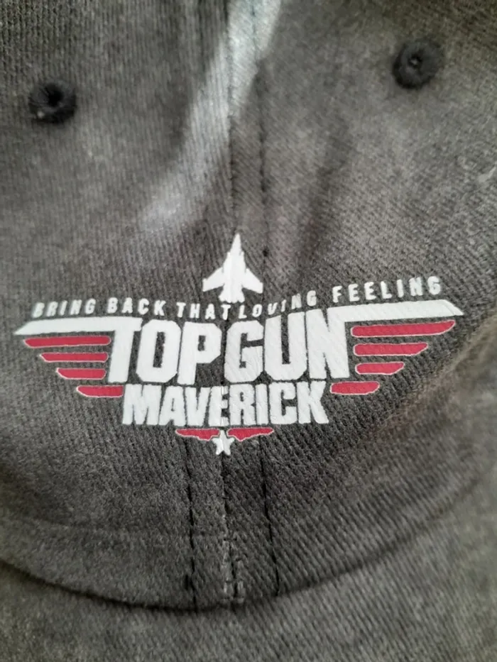 Top Gun Maverick, Casquette de Baseball, couleur gris foncé - photo numéro 7