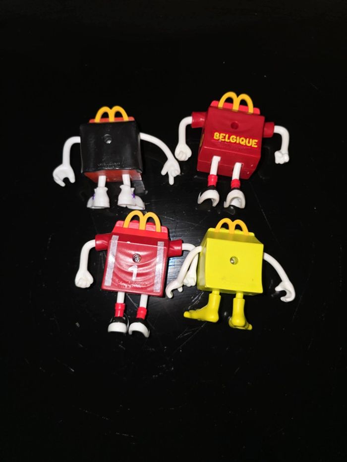 Llt de 4 figurines jouets Happy Métal McDonald's - photo numéro 4