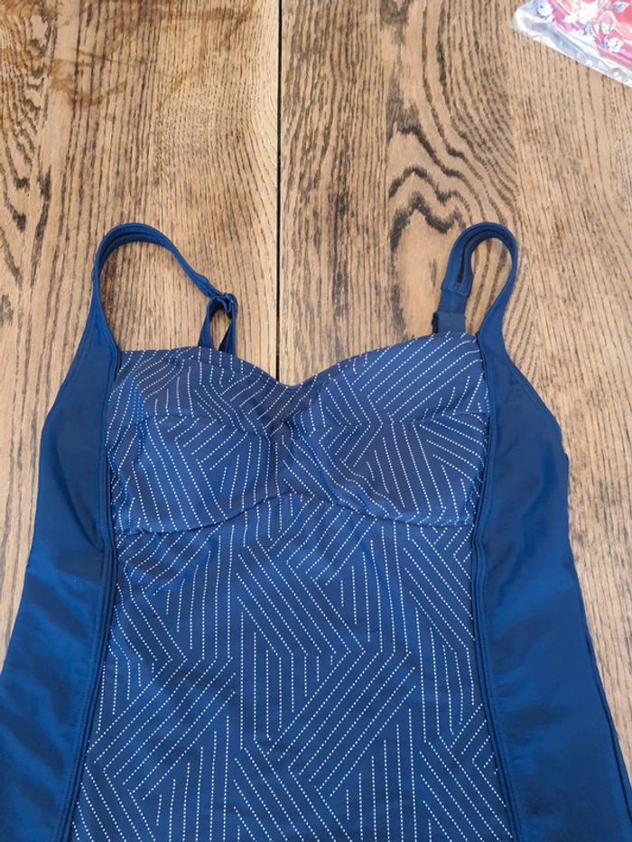 Haut de Tankini Nickey Nobel bleu/blanc fr 46 - photo numéro 3
