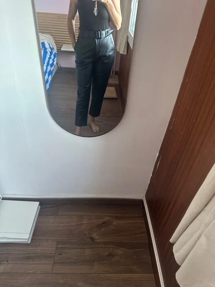 Pantalon simili