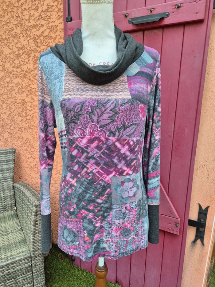 T-shirt à manches longues pour femme T. 40