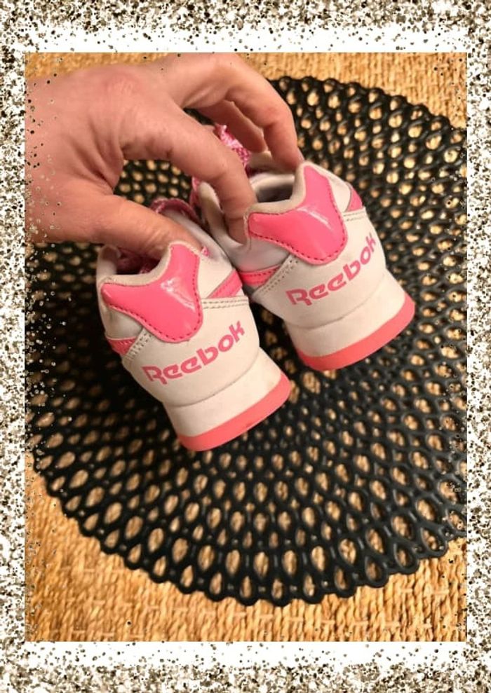 Baskets rose blanche compensée - photo numéro 4