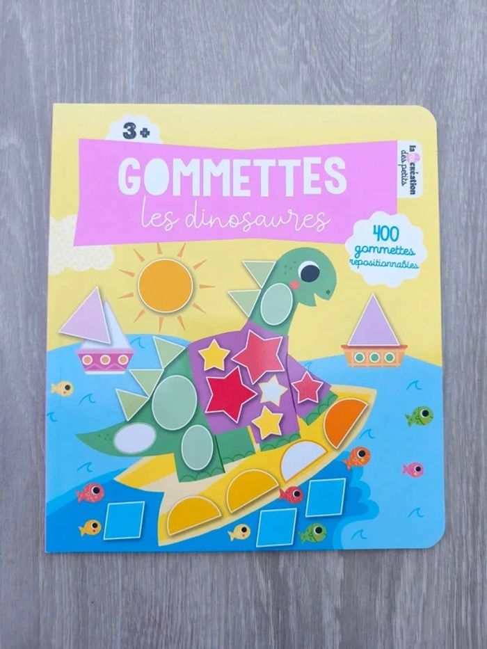 Gommettes : Les dinosaures, 400 gommettes repositionnables