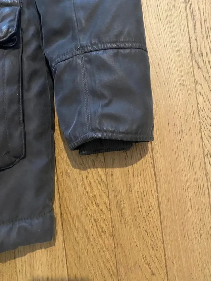 Parka bleu marine taille S Napapijri - photo numéro 4
