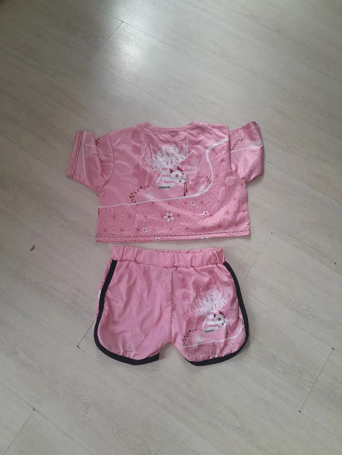 Ensemble croq short print cosplay neuf sans etiquette - photo numéro 2