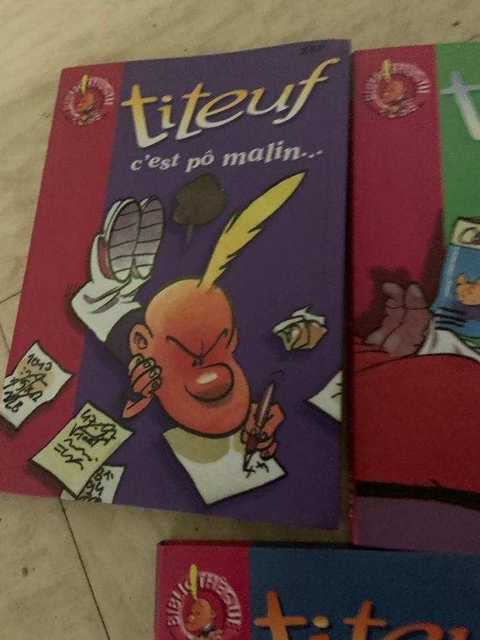 Lot de 3 livres bibliothèques rose Titeuf - photo numéro 5