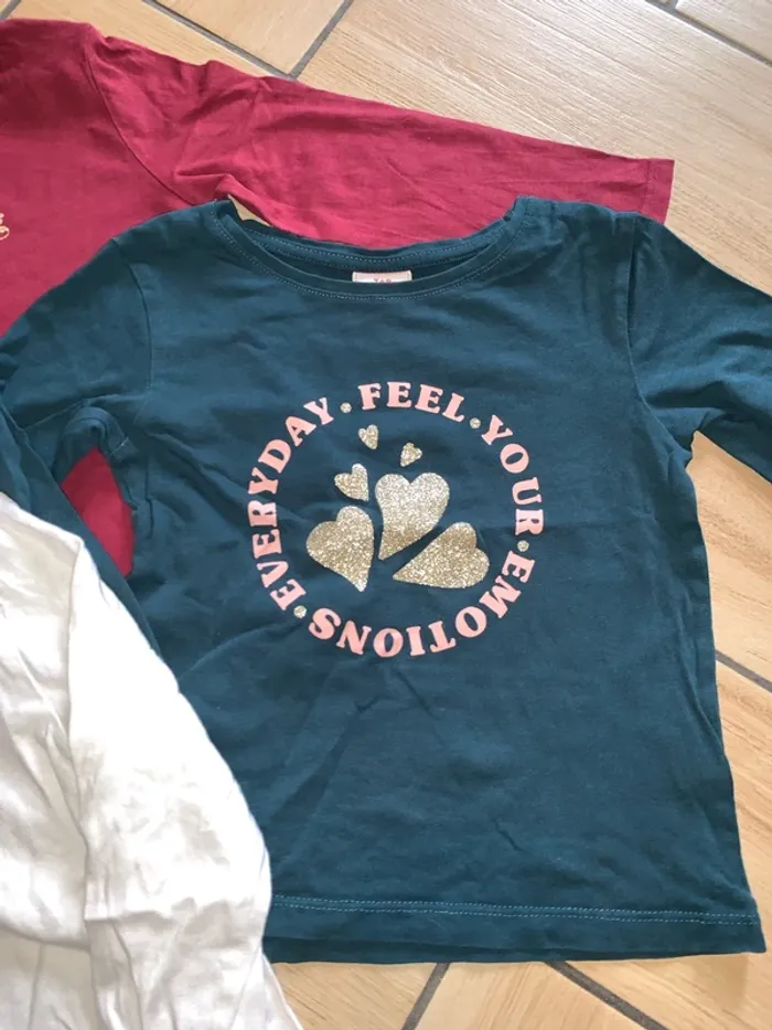 Lot de 3 t-shirt manche longue - photo numéro 3