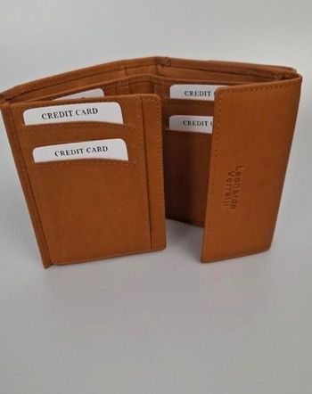  Portefeuille marron Neuf  compact RFID 