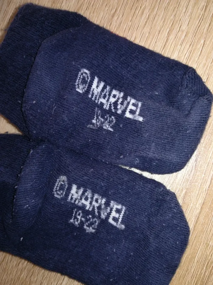 Lot de 3 paires de chaussettes Marvel Spider man 19-22 - photo numéro 4