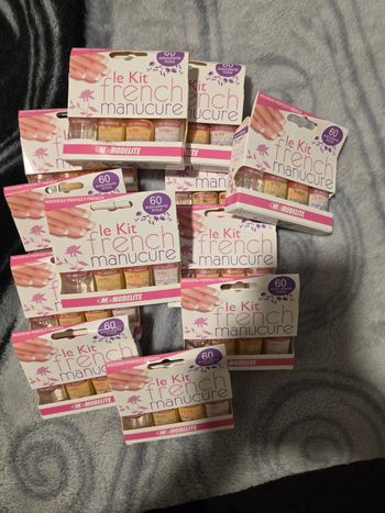 Lots 11 kit french manucure professionnel 