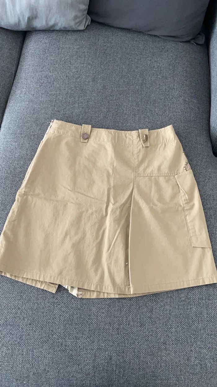 Jupe courte beige - photo numéro 2