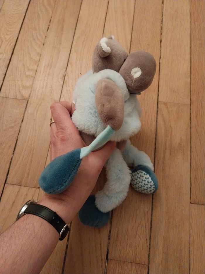 Pantin d'activité Bazile bleu Baby Nat - photo numéro 9