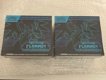 Pokémon Lot de 2 ETB Coffret Dresseur d’Élite ME02 - Flammes Fantasmagoriques