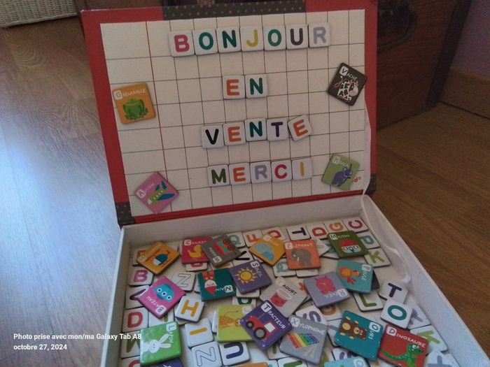 Mon cahier magnétique alphabet