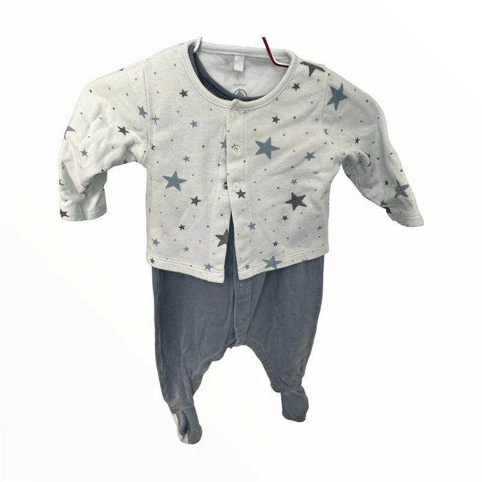 "Ensemble nuit étoilé Petit Bateau 6 mois TBE (11€) " - photo numéro 10