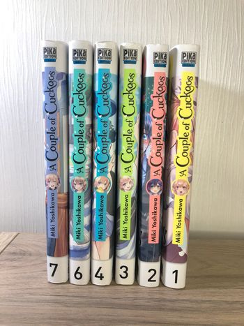 Lot de 6 manga , a couple of cuckoos