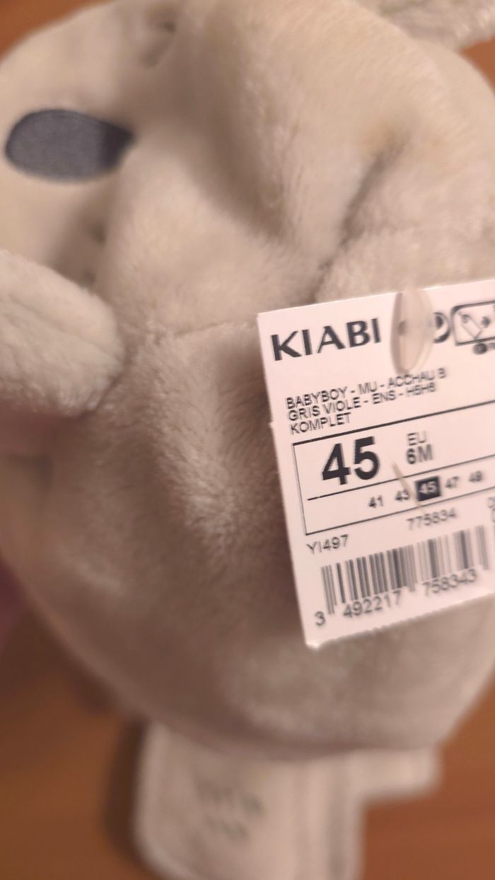 Neufs (non portés) 🏷💙🤩😍 superbe ensemble bonnet ,moufles et écharpe 6 mois garçon 💙💙💙 - photo numéro 6