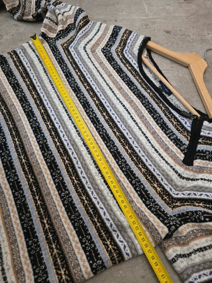 Pull Tommy Hilfiger rayé nordique XL / cosy tendance - photo numéro 7
