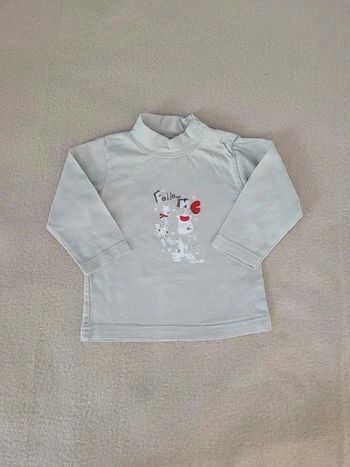 pull col roulé 12 mois