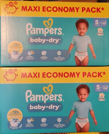 Couches taille 5 pampers