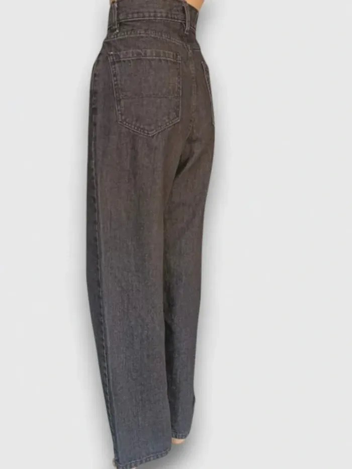 Jean Urban Classics coupe wide leg fit loose ,taille haute 100 % coton - photo numéro 4