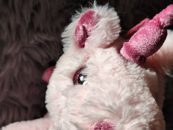 Peluche licorne rose - photo numéro 3