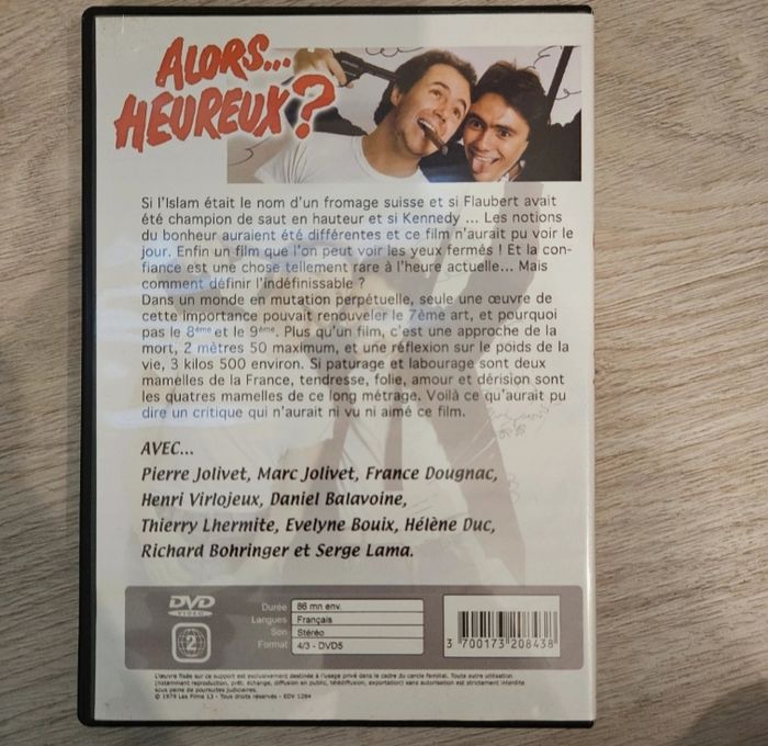 Dvd "Alors ... Heureux ?" 📀 - photo numéro 2