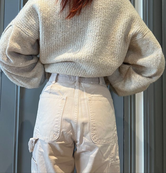 Pantalon cargo rose pale - photo numéro 3