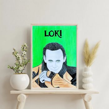 Portrait Loki A4