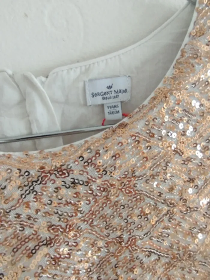 Robe de fête sergent major 12 ans - photo numéro 2