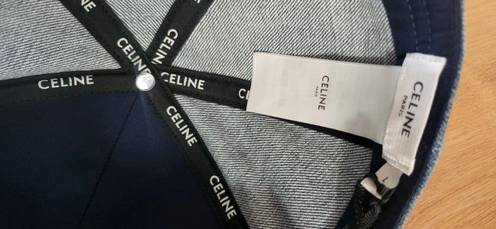 Casquette CELINE en Denim - photo numéro 3