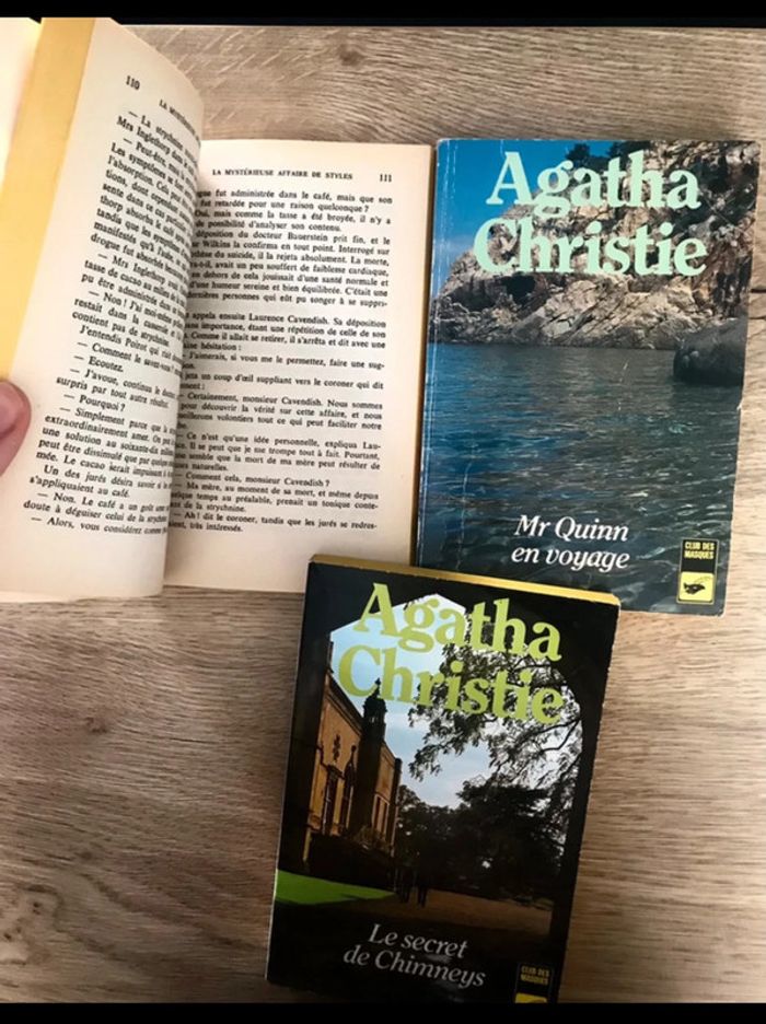 Lot de livres thrillers Agatha Christie Vintage - photo numéro 3