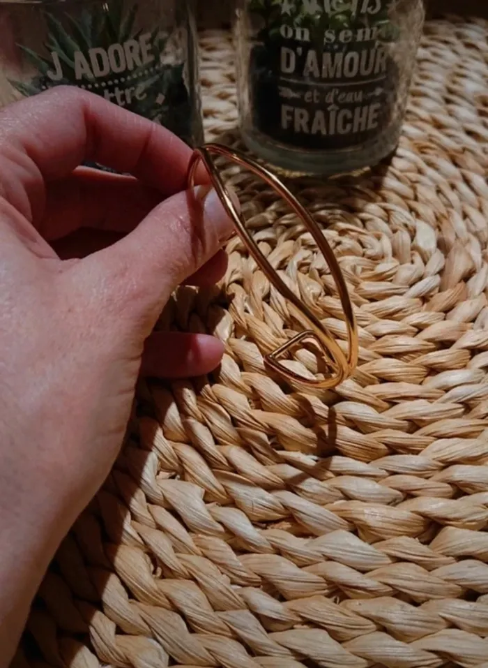 Bracelet jonc doré - photo numéro 3