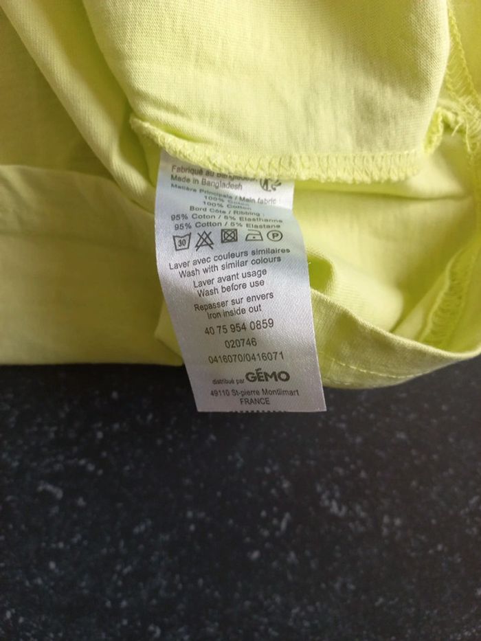 Tee shirt 12 ans gemo - photo numéro 4