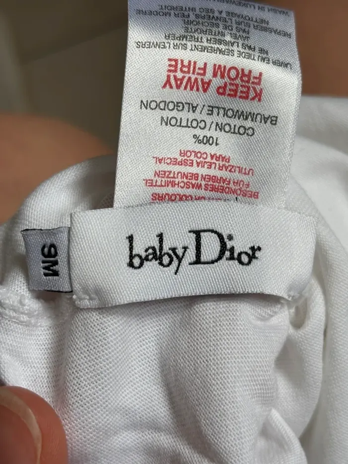 Body Baby Dior 9 mois - photo numéro 6