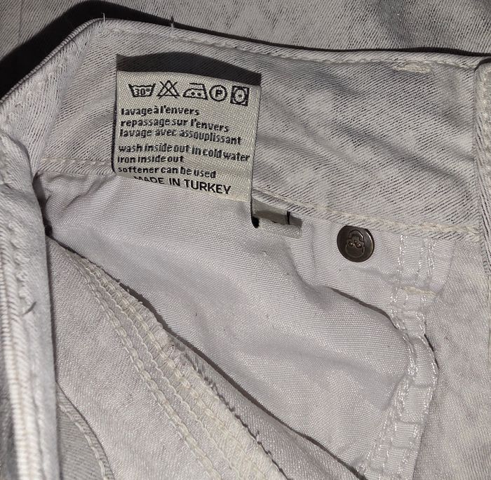 Jeans blanc/gris effet serpent 36 - photo numéro 7