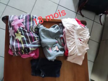 Lot vêtements fille 18 mois