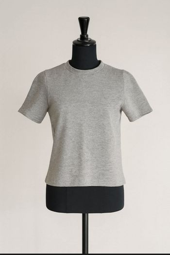 Top court gris Bershka femme Taille 36
