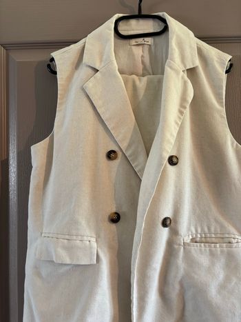 Ensemble lin beige