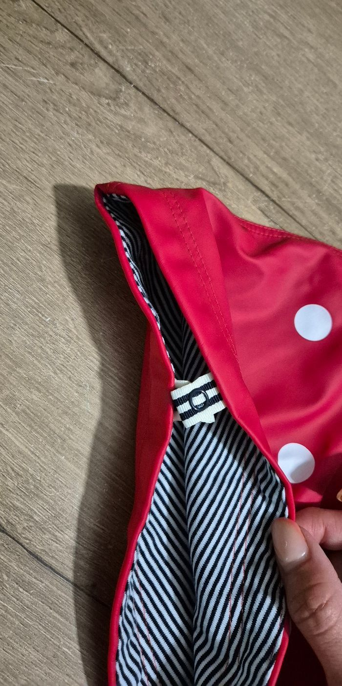 Cape de pluie à pois Petit Bateau 12 mois - photo numéro 5