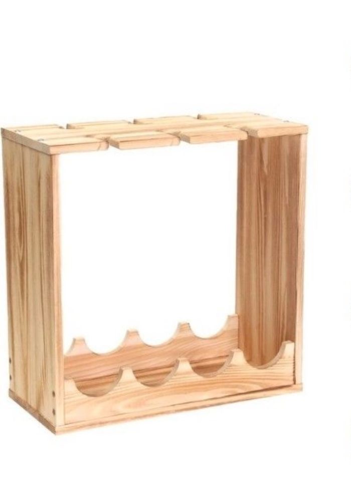 Rangement Bouteille, Casier à Bouteilles pour 4 Bouteilles,Range Bouteille Vin ou - photo numéro 4