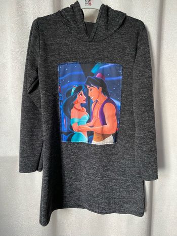 Robe à capuche chaude Jasmine et Aladdin 12 ans