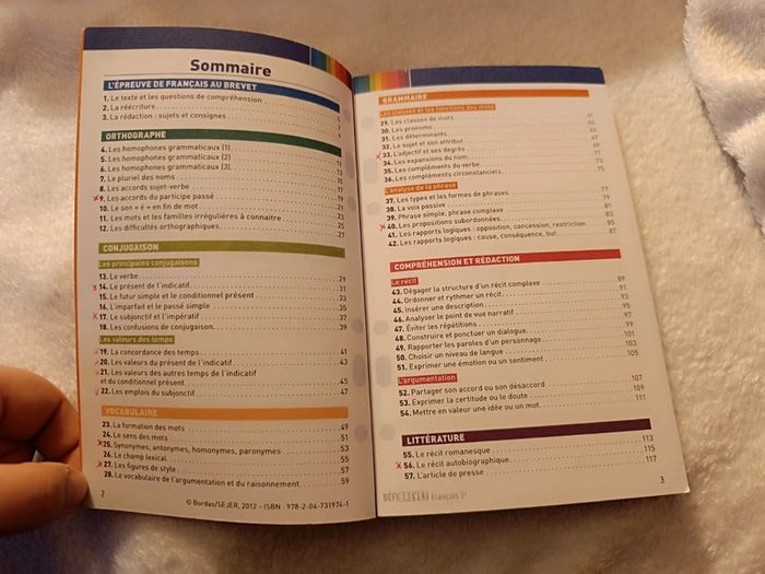 Livre Fiches de révision Français 3ème _ Bordas - photo numéro 4