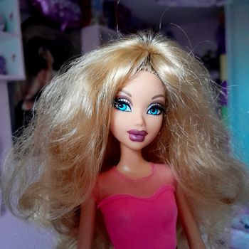 poupée barbie vintage 1999 my scene blonde avec cils