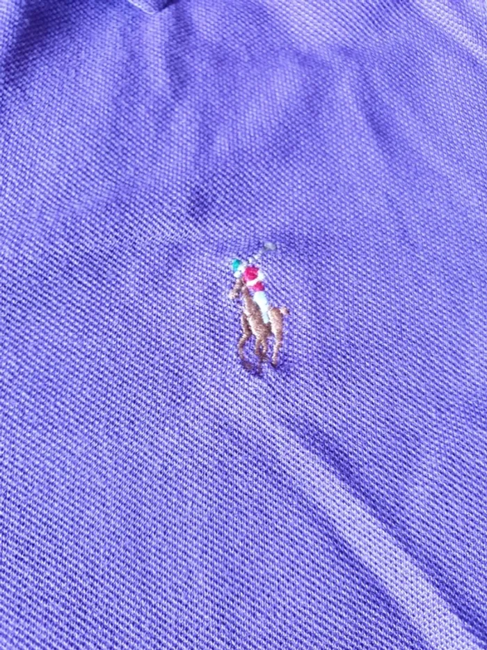 Polo Ralph Lauren violet S - photo numéro 4