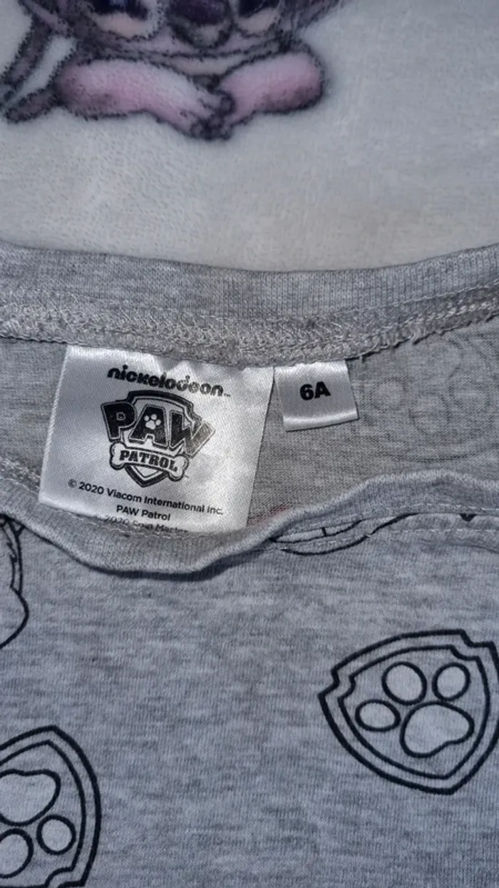 Pyjama short pat patrouille 6 ans en bon état - photo numéro 13